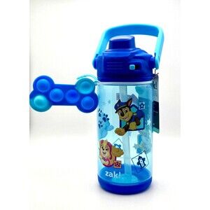 Zak! Paw Patrol Kids Water Bottle with Fun Popper – 16 oz